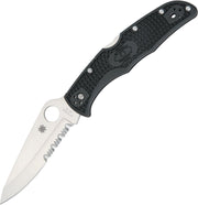 Spyderco Endura 4 Lockback (Black) (3.75" Satin) [C10PSBK]