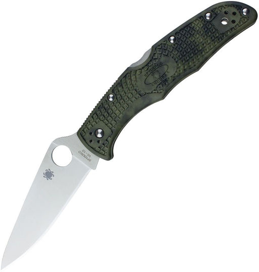 Spyderco Endura 4 Lockback (Green) (3.75" Satin) [C10ZFPGR]