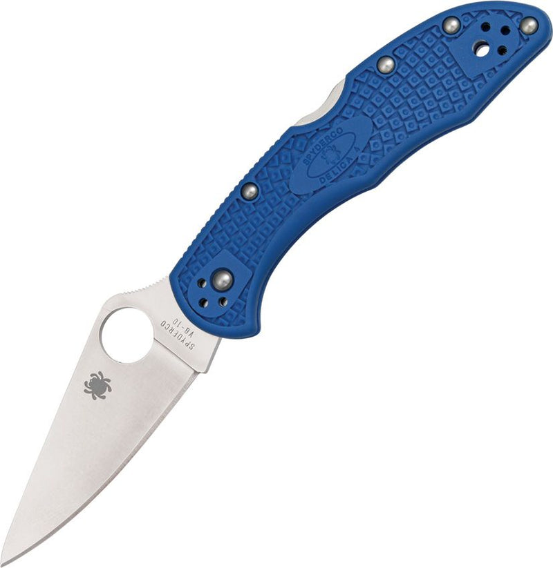 Spyderco Delica Blue (3" Satin)