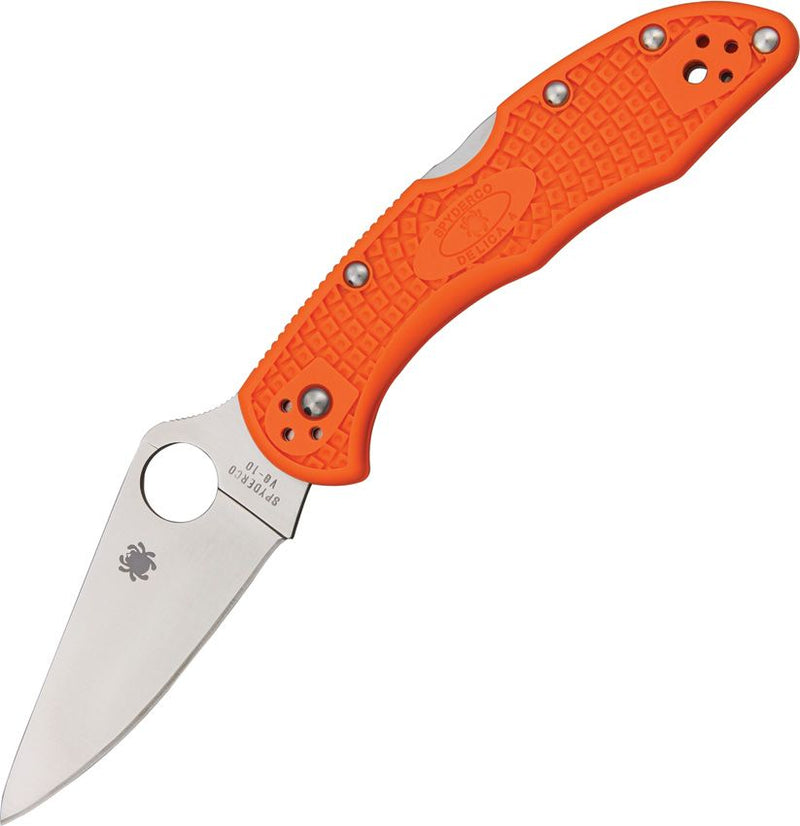 Spyderco Delica Orange (3" Satin)