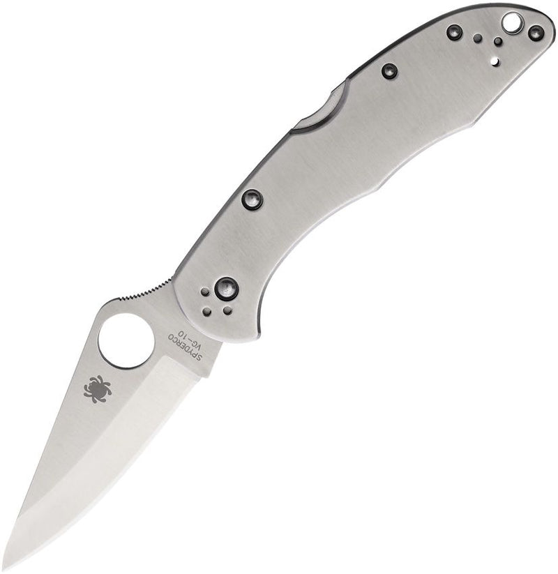 Spyderco Delica 4 Lockback (Stainless) (3" Satin) [C11P]