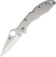 Spyderco Delica 4 Lockback (Stainless) (3" Satin) [C11PS]