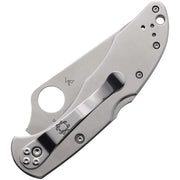 Spyderco Delica 4 Lockback (Stainless) (3" Satin) [C11PS] - Image 2