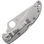 Spyderco Delica 4 Lockback (Stainless) (3" Satin) [C11P] - Image 2