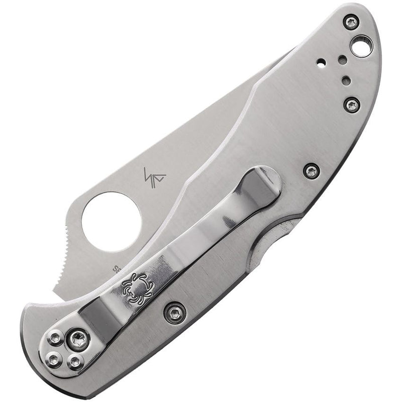 Spyderco Delica 4 Lockback (Stainless) (3" Satin) [C11P] - Image 2