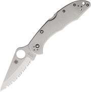 Spyderco Delica 4 Lockback (Stainless) (3" Satin) [C11S]