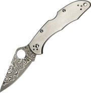 Spyderco Delica 4 Lockback Dam (Red) (3" Satin) [C11TIPD]