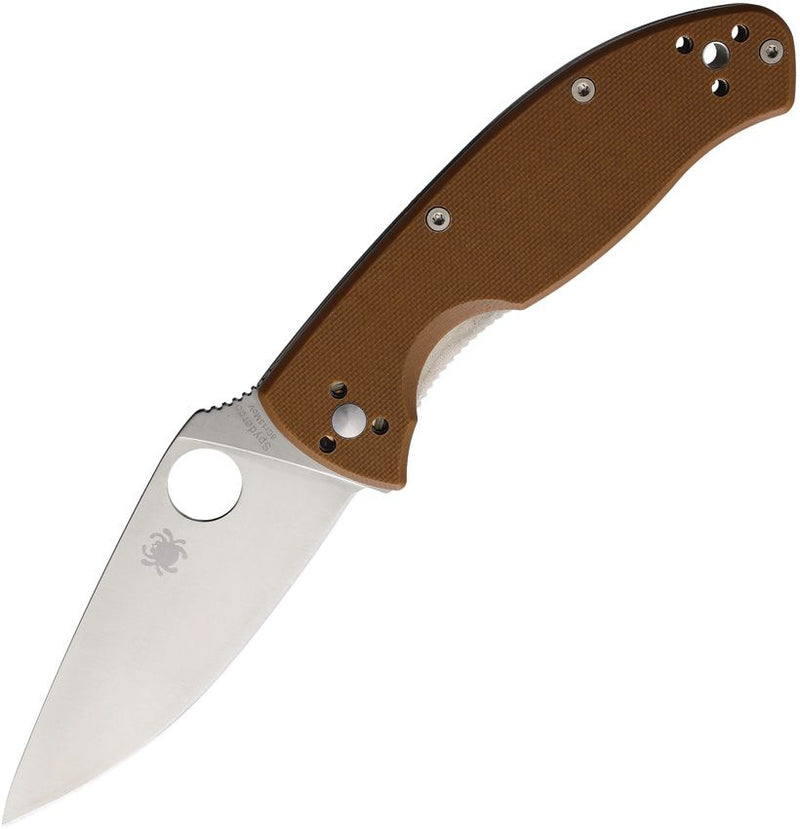 Spyderco Tenacious Brown (3.38" Satin)