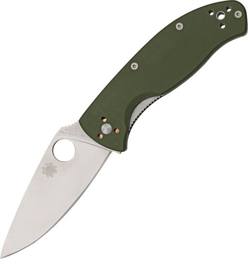 Spyderco Tenacious Linerlock Green (Green) (3.38" Satin) [C122GPGR]