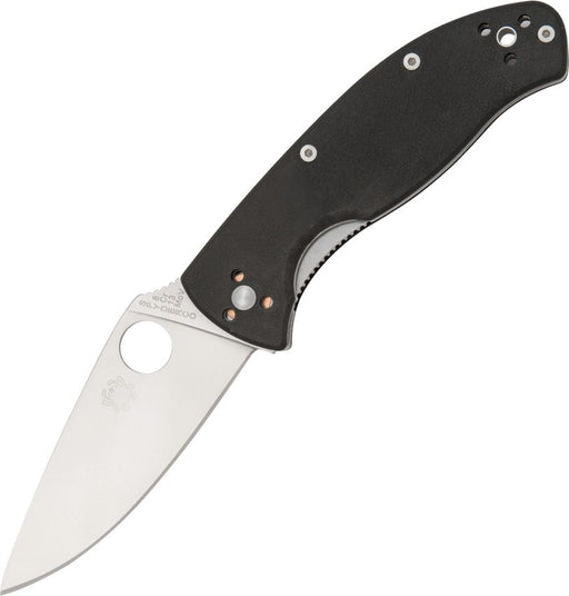 Spyderco Tenacious Linerlock (Black) (3.38" Satin) [C122GP]