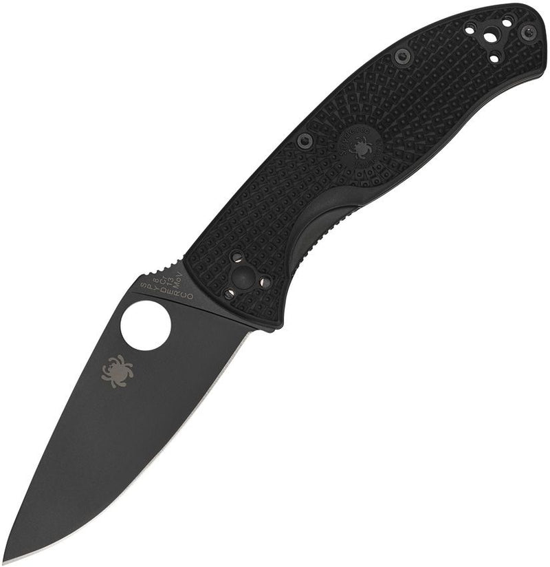 Spyderco Tenacious (Black) (3.38" Satin) [C122PBBK]