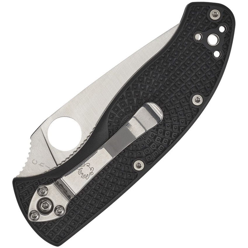 Spyderco Tenacious Linerlock Black (Black) (3.38" Satin) [C122PBK] - Image 2
