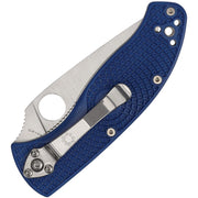 Spyderco Tenacious Linerlock (Blue) (3.38" Satin) [C122PBL] - Image 2