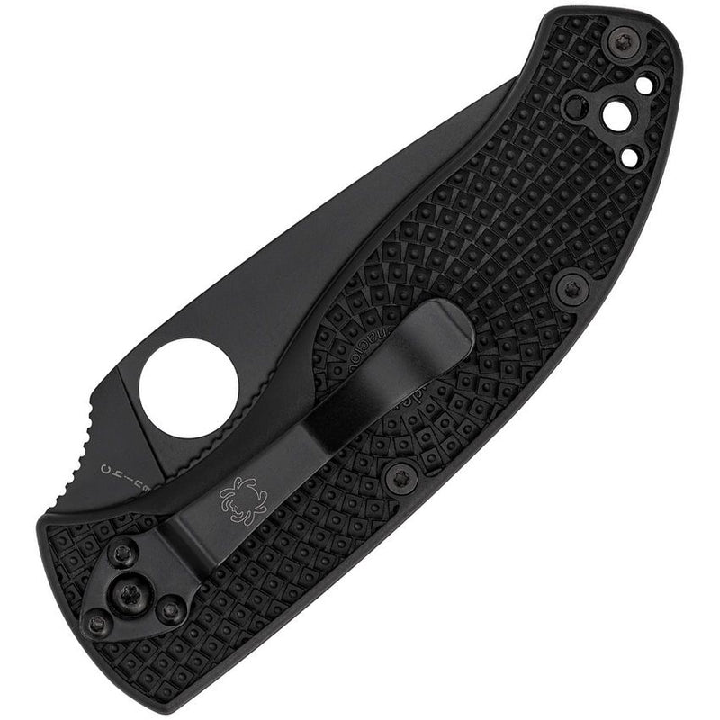 Spyderco Tenacious Linerlock Black (Black) (3.38" Satin) [C122PSBBK] - Image 2