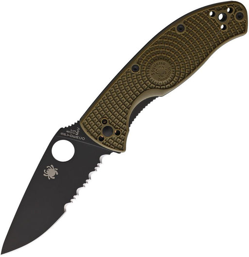 Spyderco Tenacious LWT Black Bld OD (3.38" Satin)