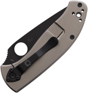 Spyderco Tenacious R.I.L. Ti Gray (Black) (3.38" Satin) [C122TIBKP] - Image 2