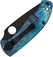 Spyderco Tenacious R.I.L. Ti Blue (Black) (3.38" Black) [C122TIBLBKD2P] - Image 2