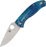 Spyderco Tenacious R.I.L. Ti Blue (3.38" Satin) [C122TIBLD2P]