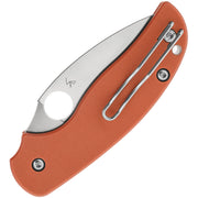 Spyderco Sage 6 Burnt Orange G10 CPM REX 121 Button-Release Compression Lock Folding Knife [C123GPBOR] - product view 2