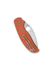 Spyderco Sage 6 Burnt Orange G10 CPM REX 121 Button-Release Compression Lock Folding Knife [C123GPBOR] - product view 5