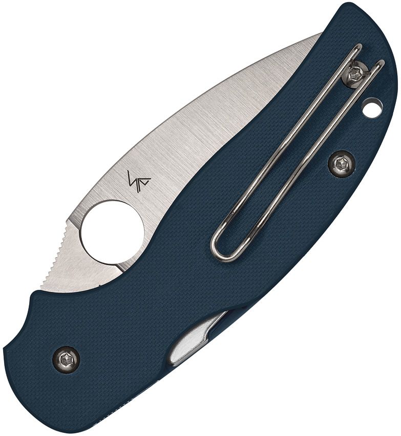 Spyderco Sage 5 Compress Cobalt (Blue) (3" Satin) [C123GPCBL] - Image 2