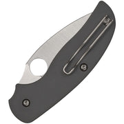 Spyderco Sage 1 Linerlock Gray (Gray) (3" Satin) [C123GPGY] - Image 2