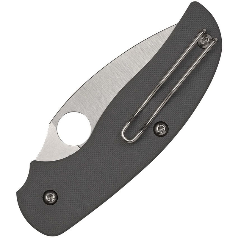 Spyderco Sage 1 Linerlock Gray (Gray) (3" Satin) [C123GPGY] - Image 2