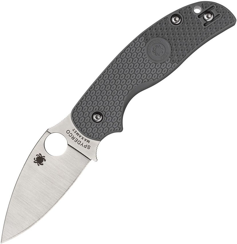 Spyderco Sage 5 Compress Gray Maxamet (Gray) (3" Satin) [C123PGY]