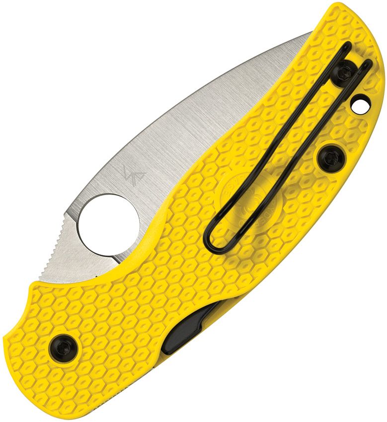 Spyderco Sage 5 Compression Lock Salt (Yellow) (3" Satin) [C123PYL] - Image 2