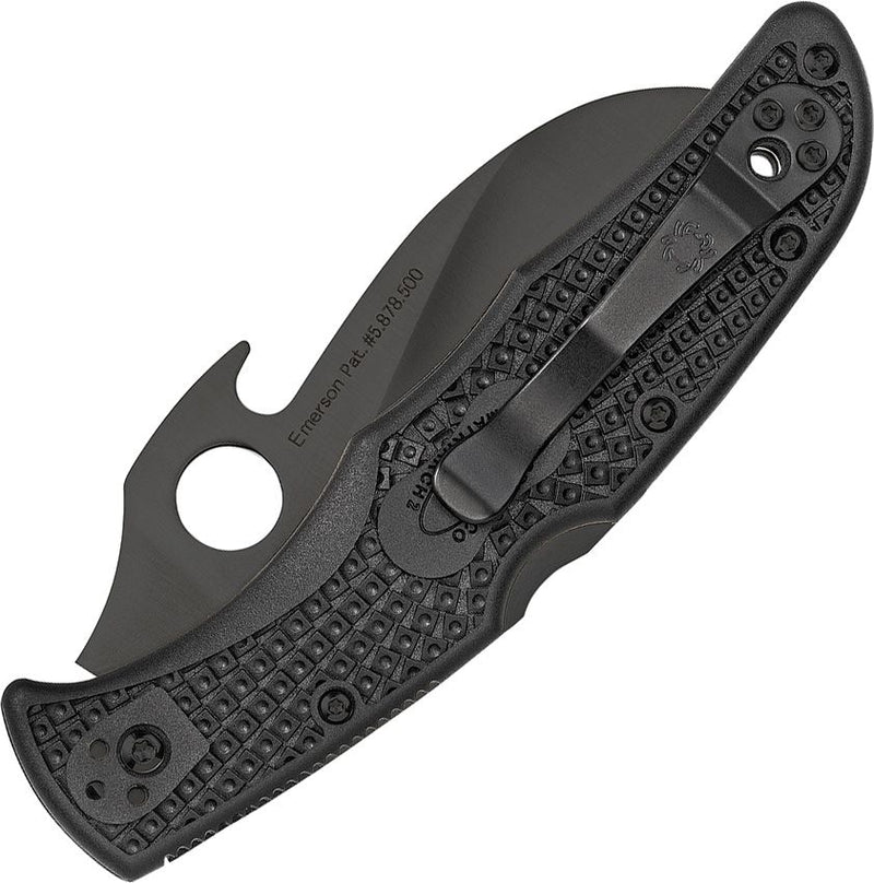 Spyderco Matriarch 2 Lockback (Black) (3.5" Satin) [C12SBBK2W] - Image 2