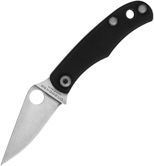 Spyderco Bug Slip Joint Black G10 (Black) (1.25" Satin) [C133GBKP]