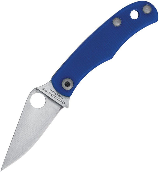 Spyderco Bug Slip Joint Blue G10 (1.25" Satin)