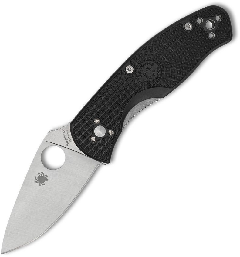 Spyderco Persistence Linerlock Black (Black) (2.75" Satin) [C136PBK]