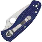 Spyderco Persistence Linerlock Blue (Blue) (2.75" Satin) [C136PBL] - Image 2