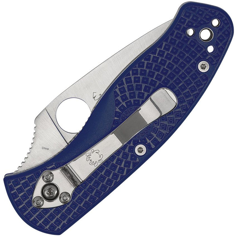 Spyderco Persistence Linerlock Blue (Blue) (2.75" Satin) [C136PBL] - Image 2
