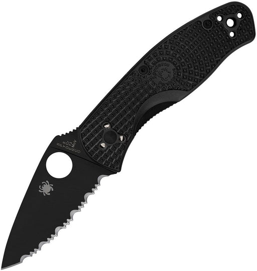 Spyderco Persistence Linerlock Black (Black) (2.75" Black) [C136SBBK]