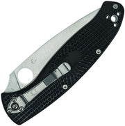 Spyderco Resilience Linerlock Black (Black) (4.25" Satin) [C142PBK] - Image 2