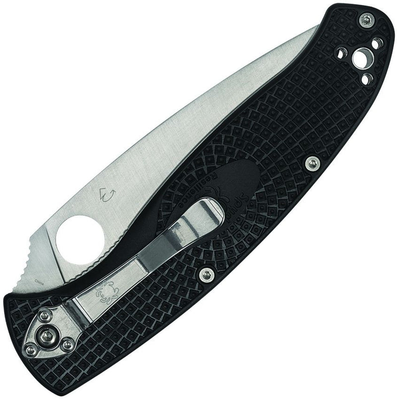 Spyderco Resilience Linerlock Black (Black) (4.25" Satin) [C142PBK] - Image 2
