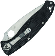 Spyderco Resilience Black (4.25" Satin) - Image 2