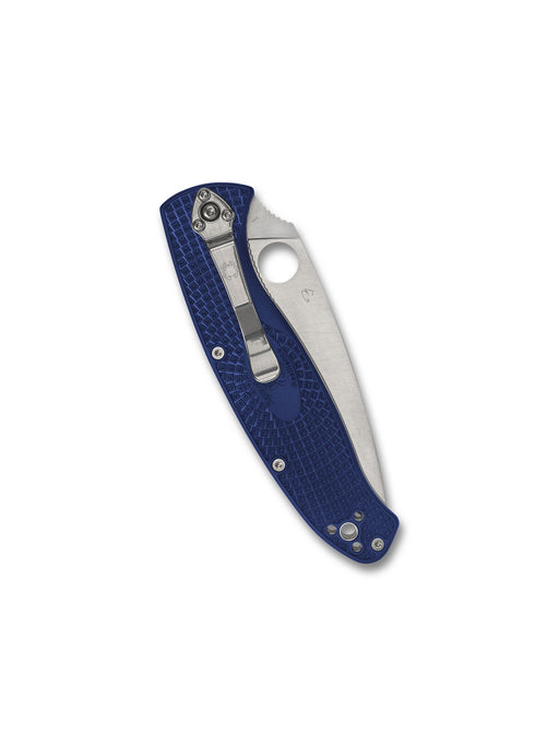 Spyderco Resilience Lightweight Blue FRN CPM S35VN CombinationEdge Folding Knife [C142PSBL] - product view 1