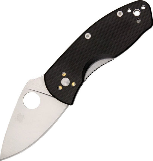 Spyderco Ambitious Linerlock (Black) (2.25" Satin) [C148GP]