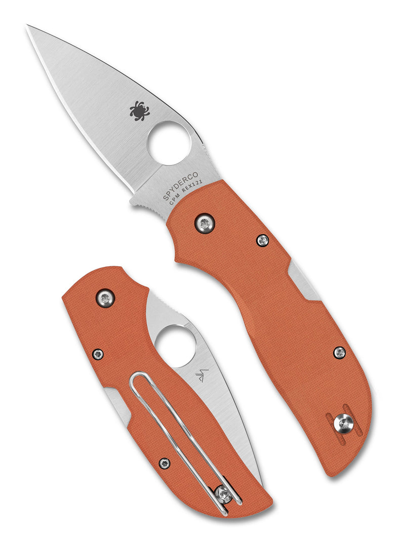 Spyderco Chaparral Lockback Org Folding Knife [C152GPBOR] — view 3