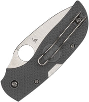 Spyderco Chaparral LWT Lockback Gray (Gray) (2.88" Satin) [C152SGY] - Image 2