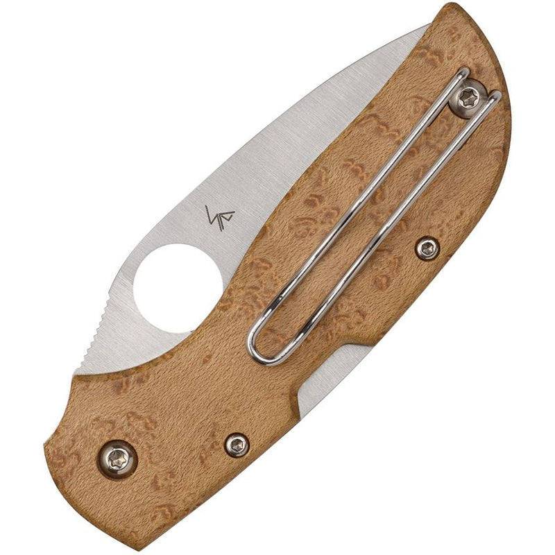 Spyderco Chapparal Lockback (Stainless) (2.88" Satin) [C152WDP] - Image 2