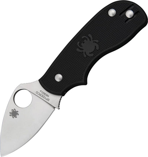 Spyderco Squeak Non-Locking Folder (Black) (2" Satin) [C154PBK]