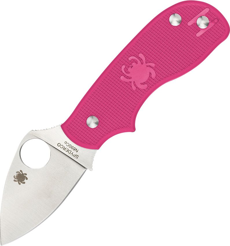 Spyderco Squeak Non-Locking Folder (Red) (2" Satin) [C154PPN]