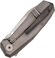 Spyderco Techno 3 Reeve Integral Lock (Gray) (2.63" Satin) [C158TIP3] - Image 2