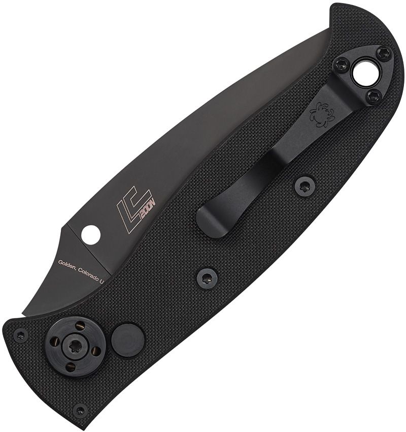 Spyderco Auto Autonomy 2 Button Lock (3.5" Black) - Image 2