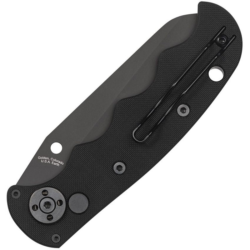 Spyderco Auto Autonomy Button Lock (Black) (3.5" Black) [C165GSBBK2] - Image 2