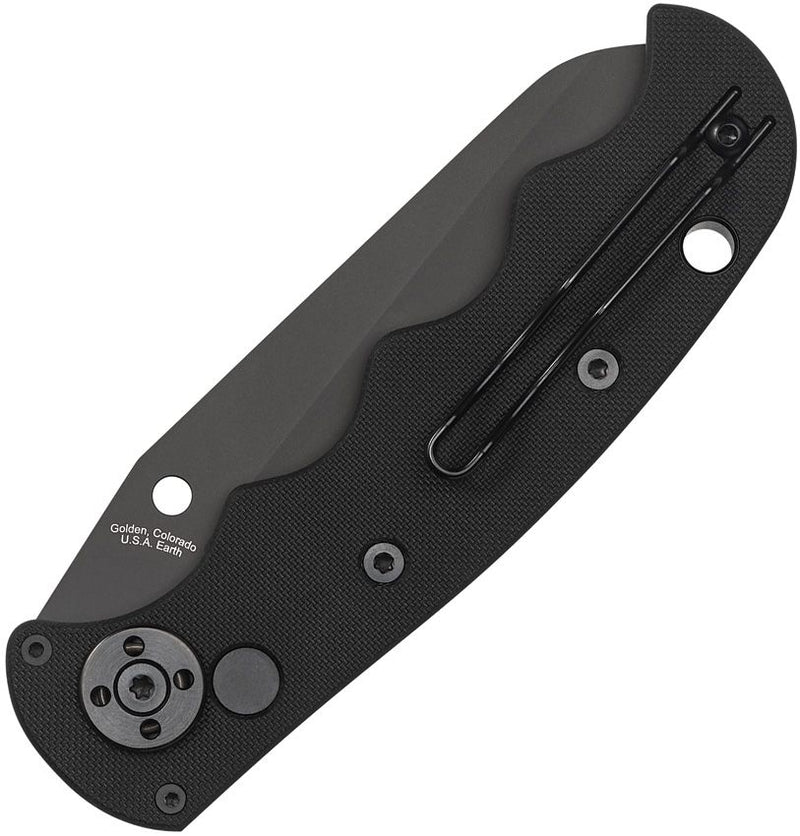Spyderco Auto Autonomy Button Lock (Black) (3.5" Black) [C165GSBBK] - Image 2
